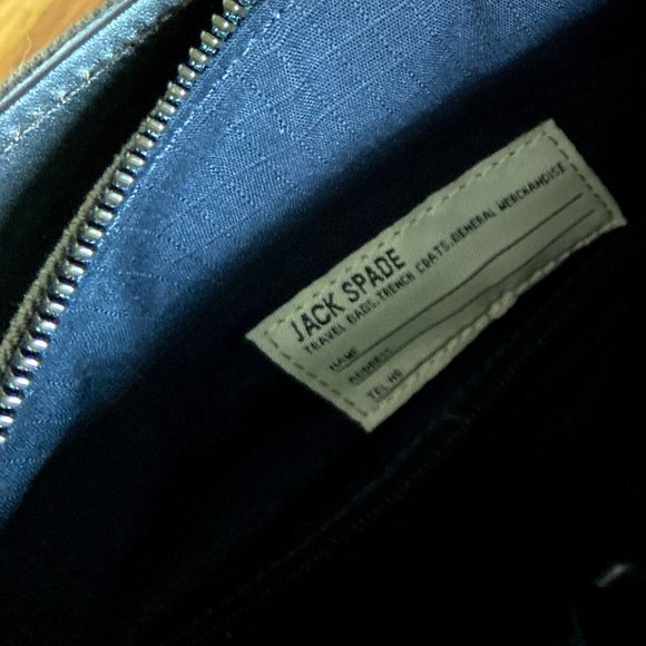 NWT Jack Spade Work Twill Briefcase Messenger Bag - Picture 8 of 8